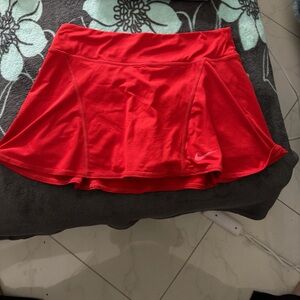 Nike Bright Red Sports Skirt